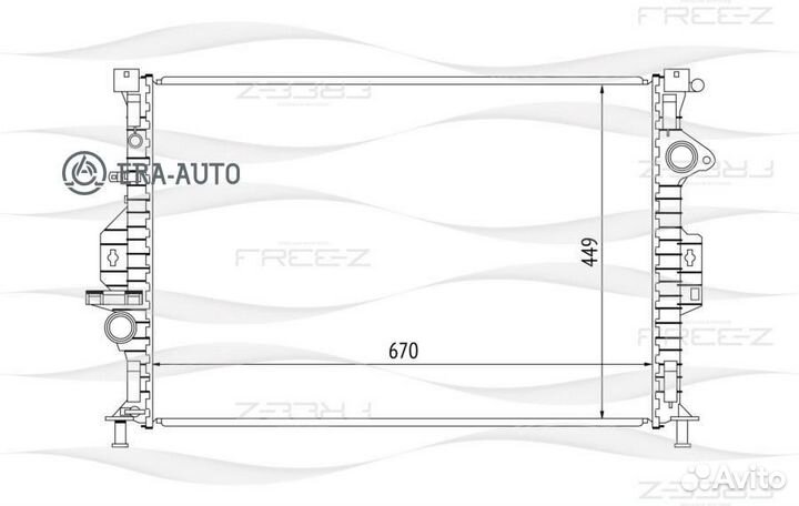 Free-Z KK0215 Радиатор