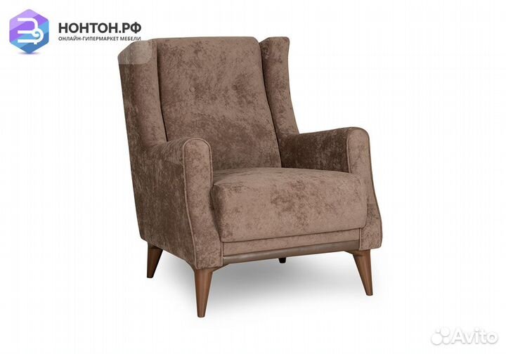 Кресло Плимут коричневое