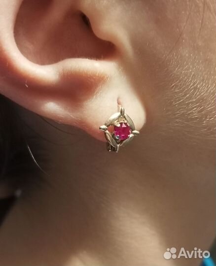 Серебряные серьги