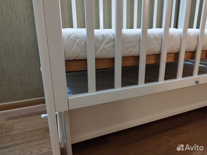 Кроватка Лель 120 на 60 с матрасом