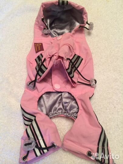 Комбинезон дождевик для собачки размер XS