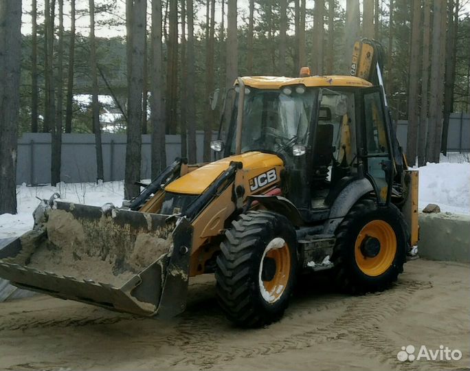 Аренда (услуги) экскаватора погрузчика JCB-4CX