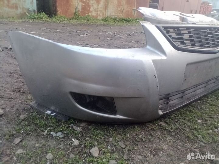 Передний бампер priora 2 снежная королева