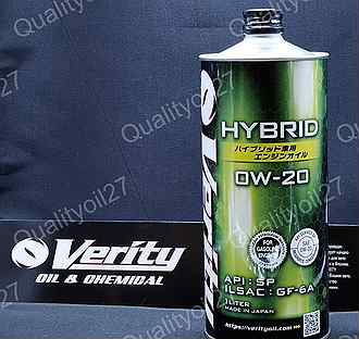 Моторное масло Verity Hybrid 0w20 SP/GF в наличии