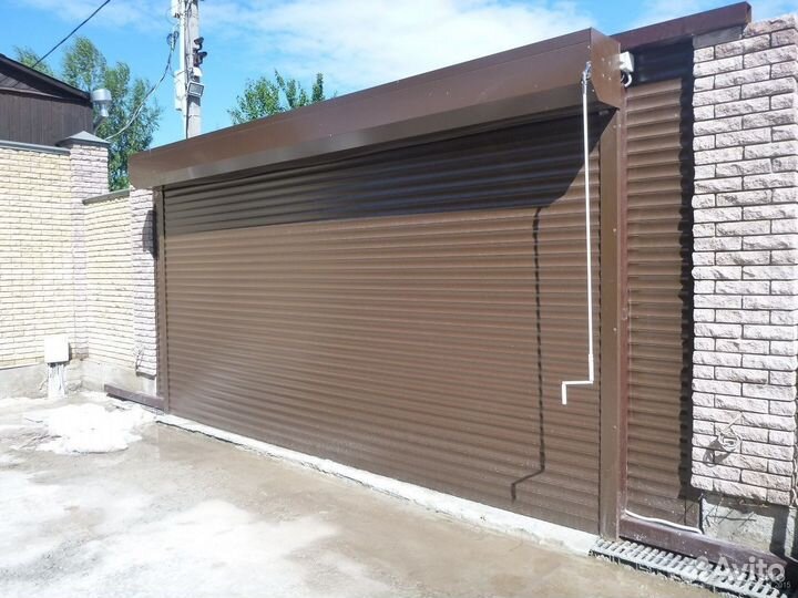 Ворота роллеты установка до 2х дн