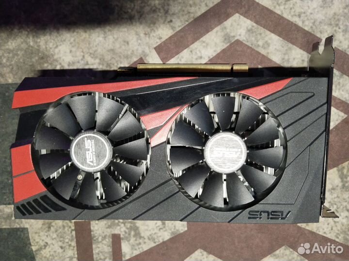 Видеокарта Asus GeForce GTX 1050 Ti OC 4GB