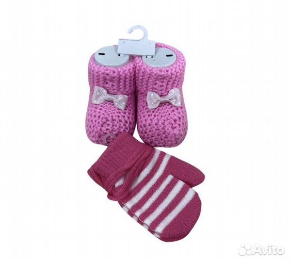 Новые наборы пинетки и варежки