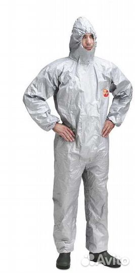 Костюм химзащиты DuPont серый/белый