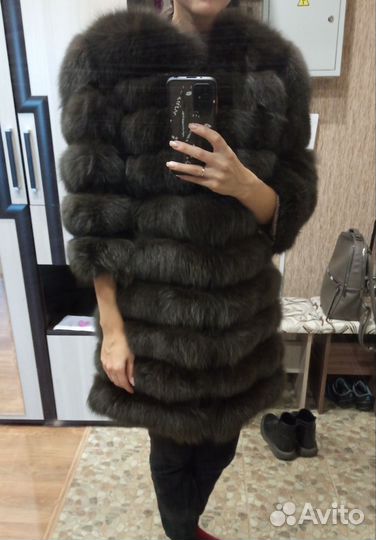 Шуба из песца трансформер