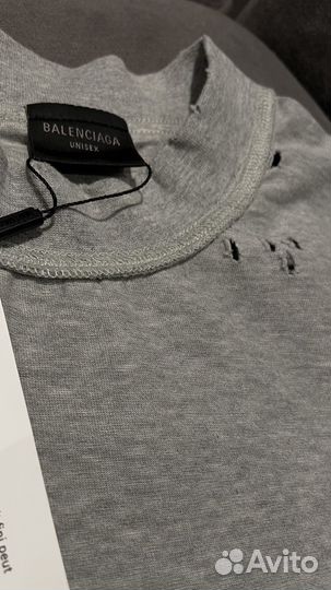 Футболка Balenciaga Al Generated Grey