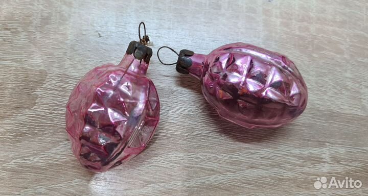 Лот Елочные игрушки СССР подвески