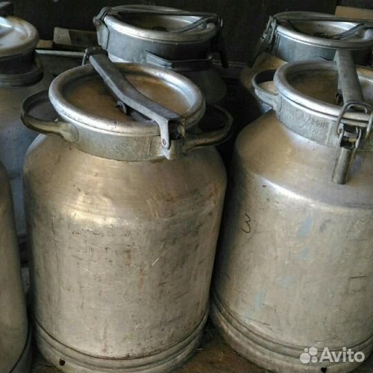 Фляги алюминиевые (бидоны) 40 л, 25 л