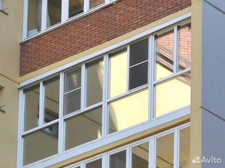 Остекление балконов и лоджий K1372
