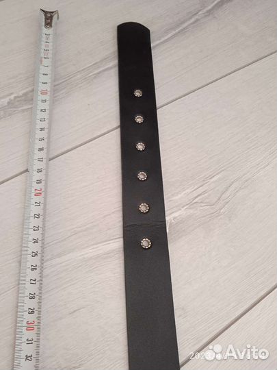 Ремень мужской женский чёрный новый