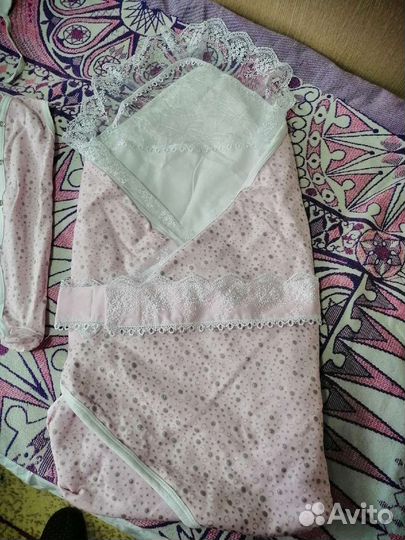 Конверт на выписку летний для девочки