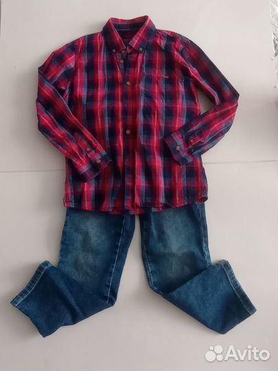 Фирменные рубашки, брюки, джинсы на праздник