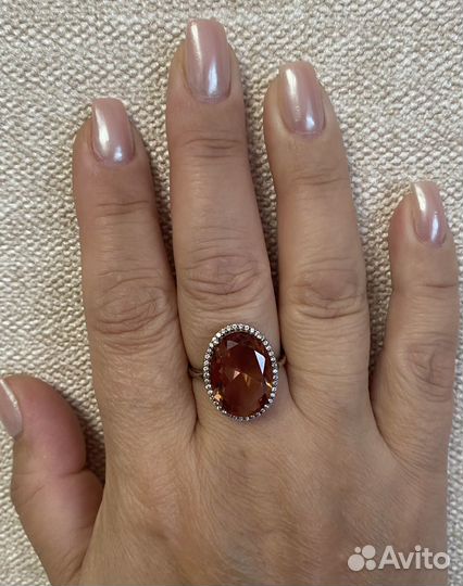 Серебряное кольцо с султанитом