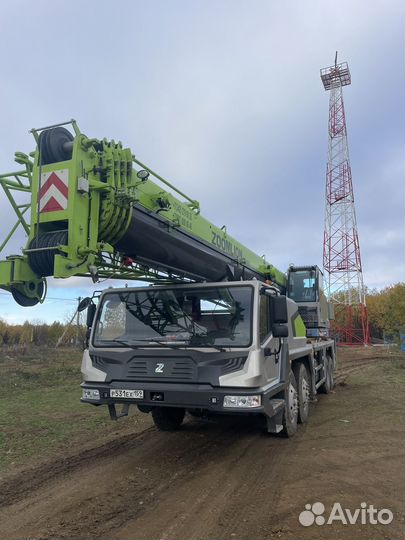 Аренда и услуги автокрана, 60 т, 46 м, с гуськом 16 м