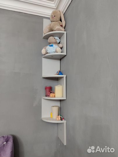 Полка настенная угловая