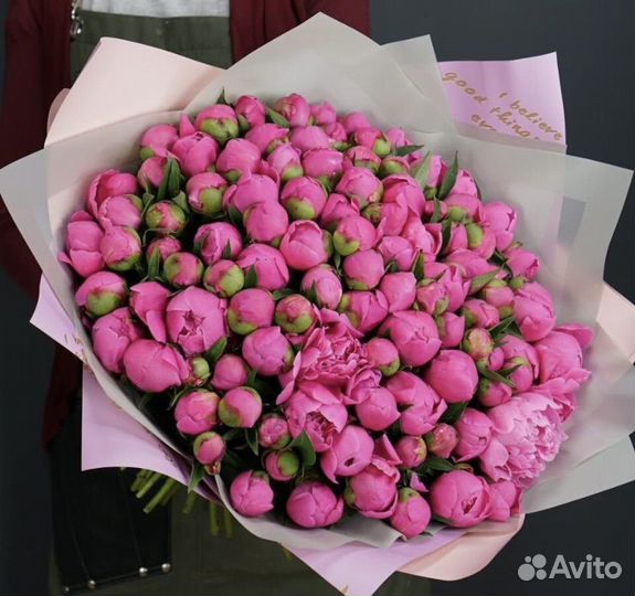 Букет пионов