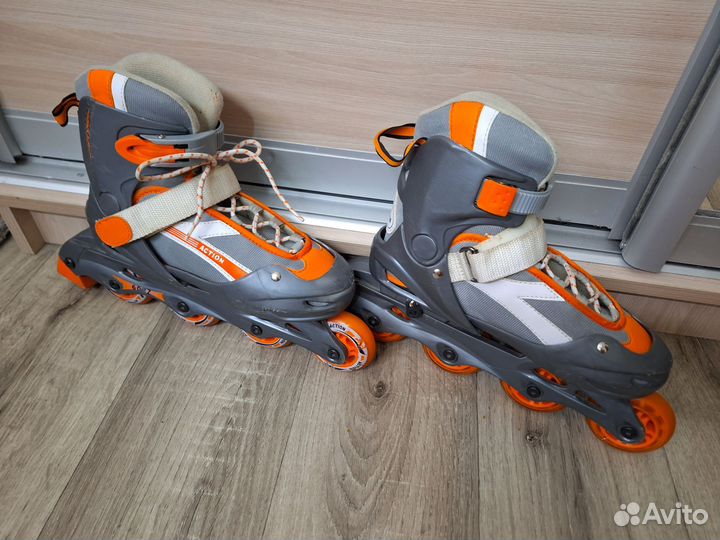 Роликовые коньки размер 35-38