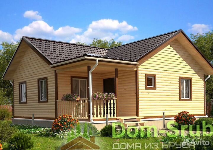 Шлиссельбург. Дом из бруса Д-1 (9х9). Звоните