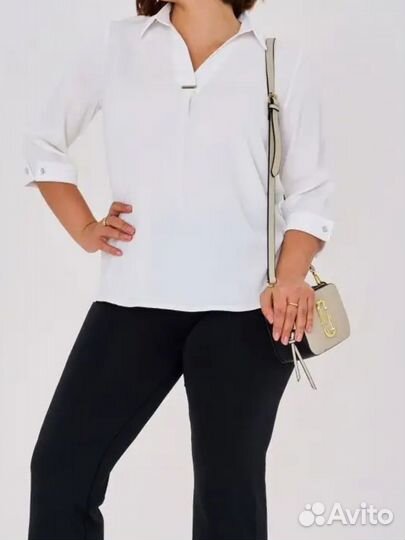 Блузка женская 52 54 белая