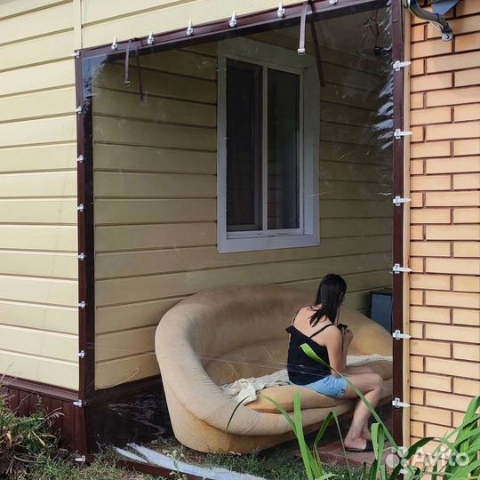 Мягкие панорамные окна на террасу