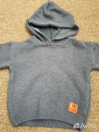 Кофта вязаная для мальчтка 98