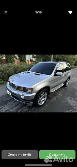 BMW X5 3.0 AT, 2000, 253 000 км