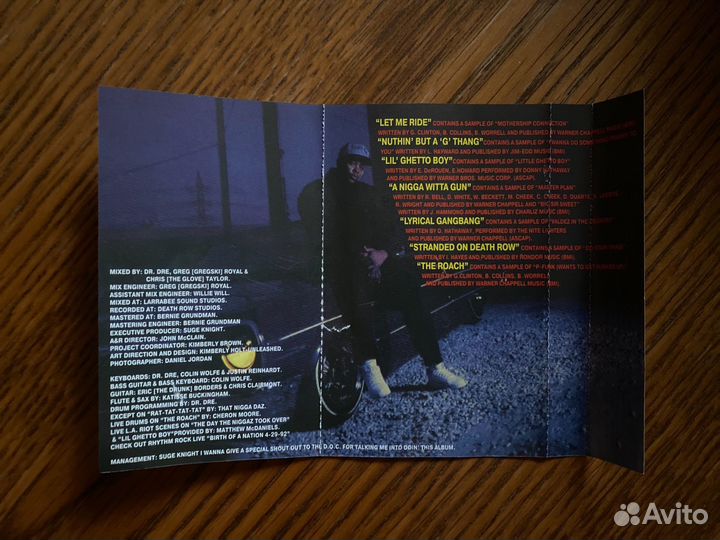 Аудио кассета Dr. Dre The chronic