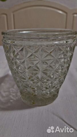 Конфетница цветное стекло СССР