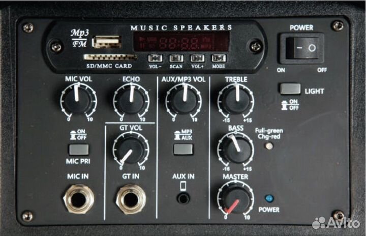 Беспроводная колонка с аккумулятором 25В Leem PR-6