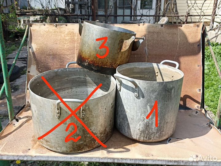 Кастрюли из алюминия и нержавейки. СССР