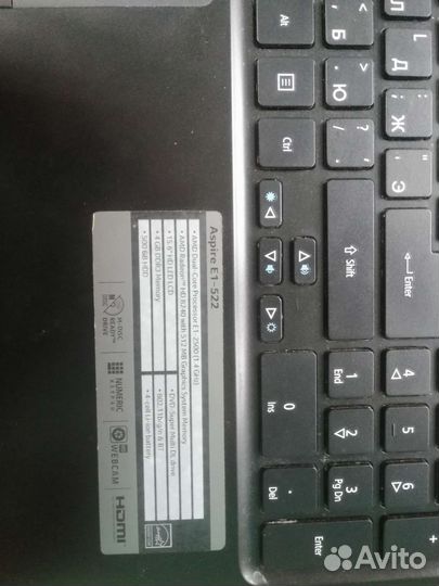 Топкейс Acer aspire E1-522