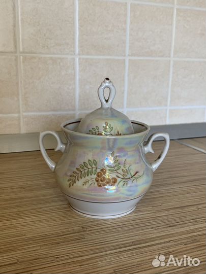 Сахарница фарфор СССР