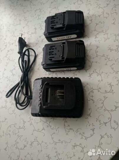 Два АКБ 18v 1.5mah + зу 20.8v 2.0a 53w
