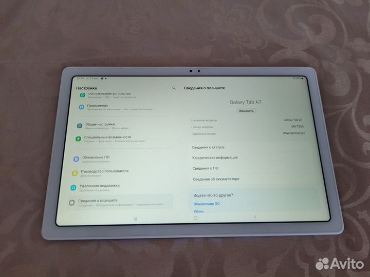 Планшет samsung galaxy tab a7 SM-T500