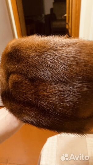 Шапка норковая женская новая
