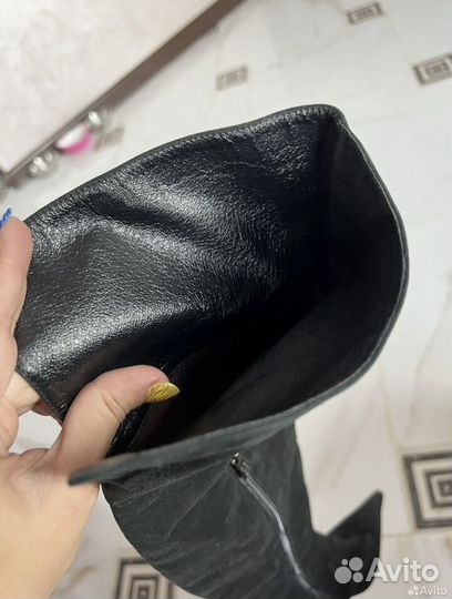 Ботфорты замша 35