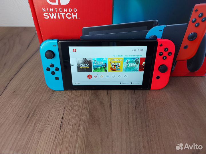 Прошитый Nintendo Switch 2rev. 160Gb Любые игры