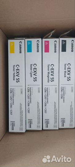 Картриджи первопроходные Canon c exv 55