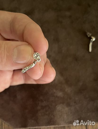 Swarovski серьги пусеты