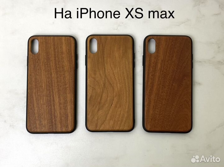 Деревянный чехол на iPhone