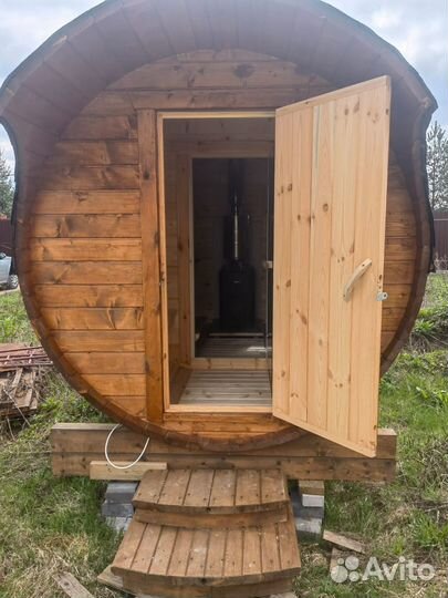 Баня бочка 3,5м