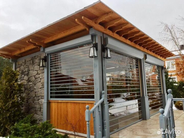 Рольставни из монолитного поликарбоната 2500/2200