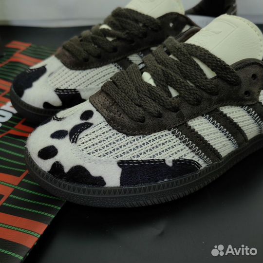 Кроссовки Adidas notitle samba cow print