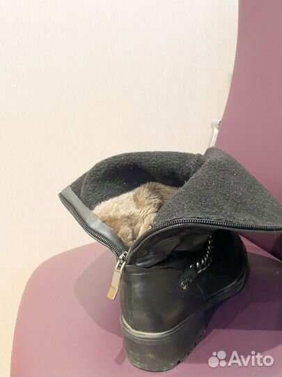 Сапоги женские зимние натуральная кожа