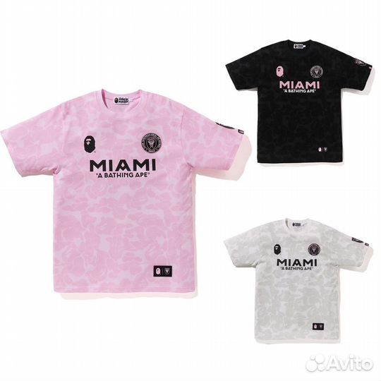 Футболка bape x inter miami