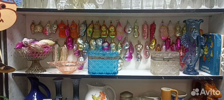 Елочные игрушки СССР звери